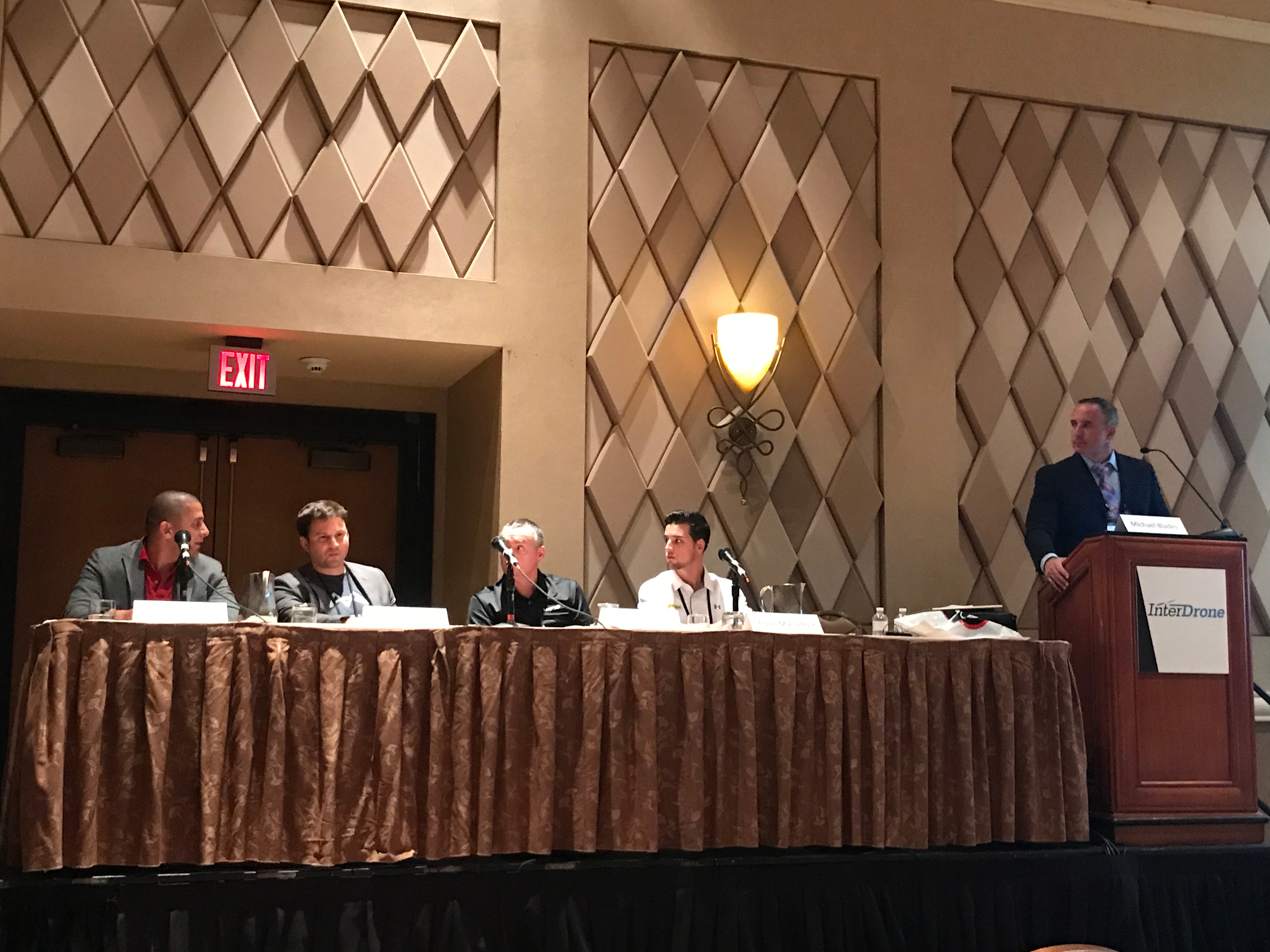 Tom speaking at InterDrone Panel