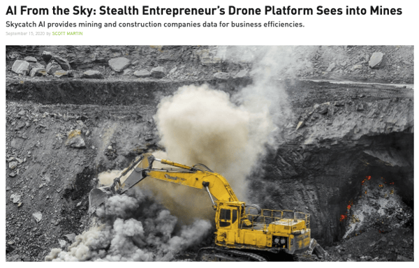 Skycatch's founding story and machine learning capabilities are featured in the latest NVIDIA blog post